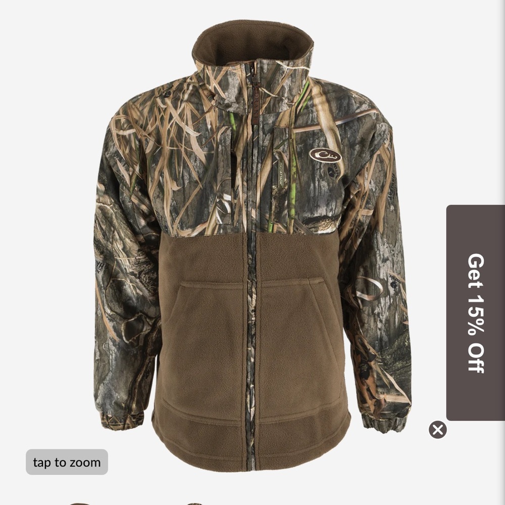 Drake zip up jacket NWT